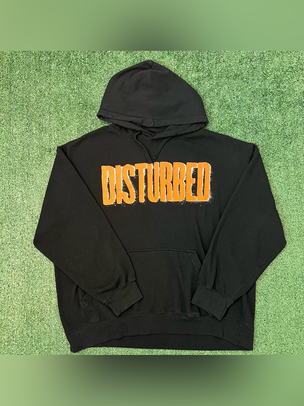 Disturbed “The Guy” Band Hoodie Adult Size 2XL Black Rock Double Sided Graphic